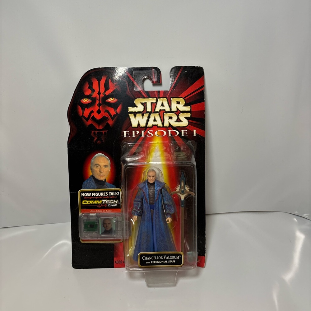 Hasbro Star Wars Chancellor Valorum With Ceremonial Staff Action Figure